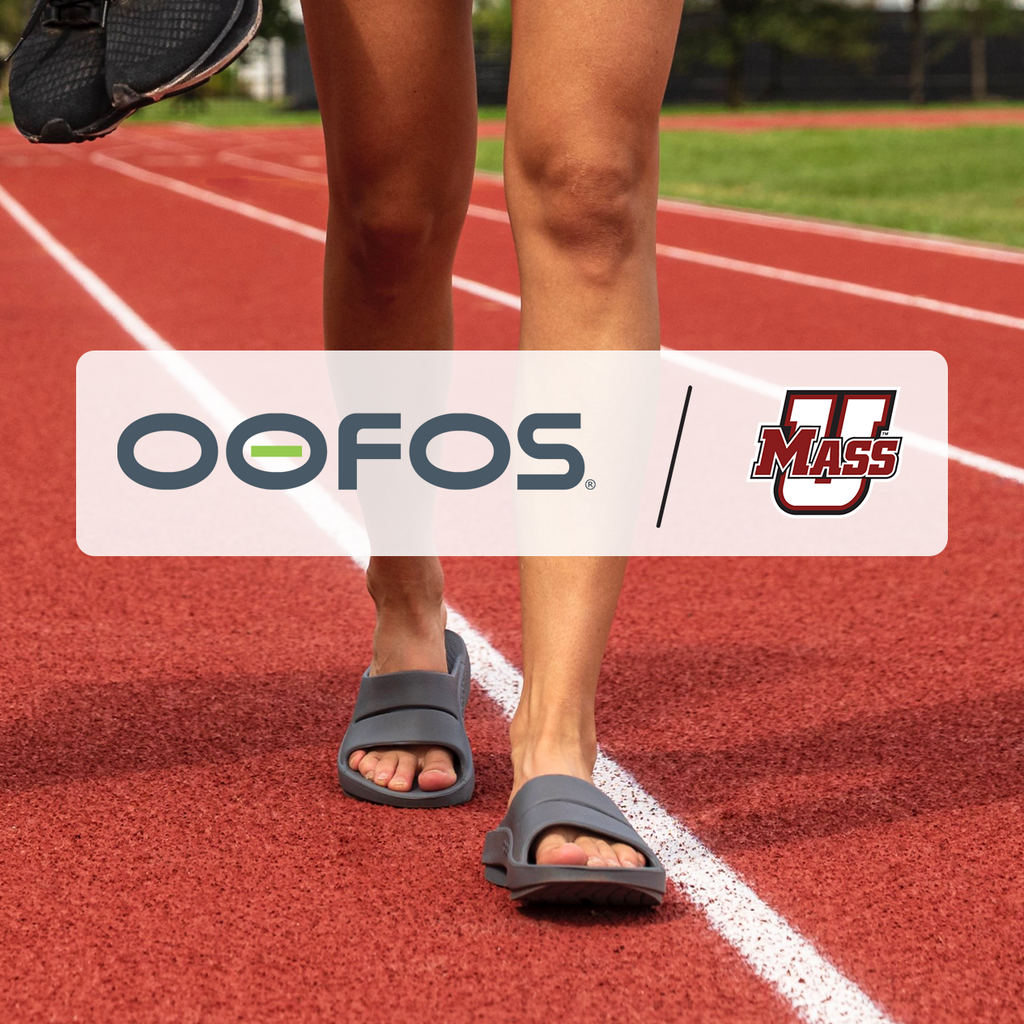 Red oofos on sale