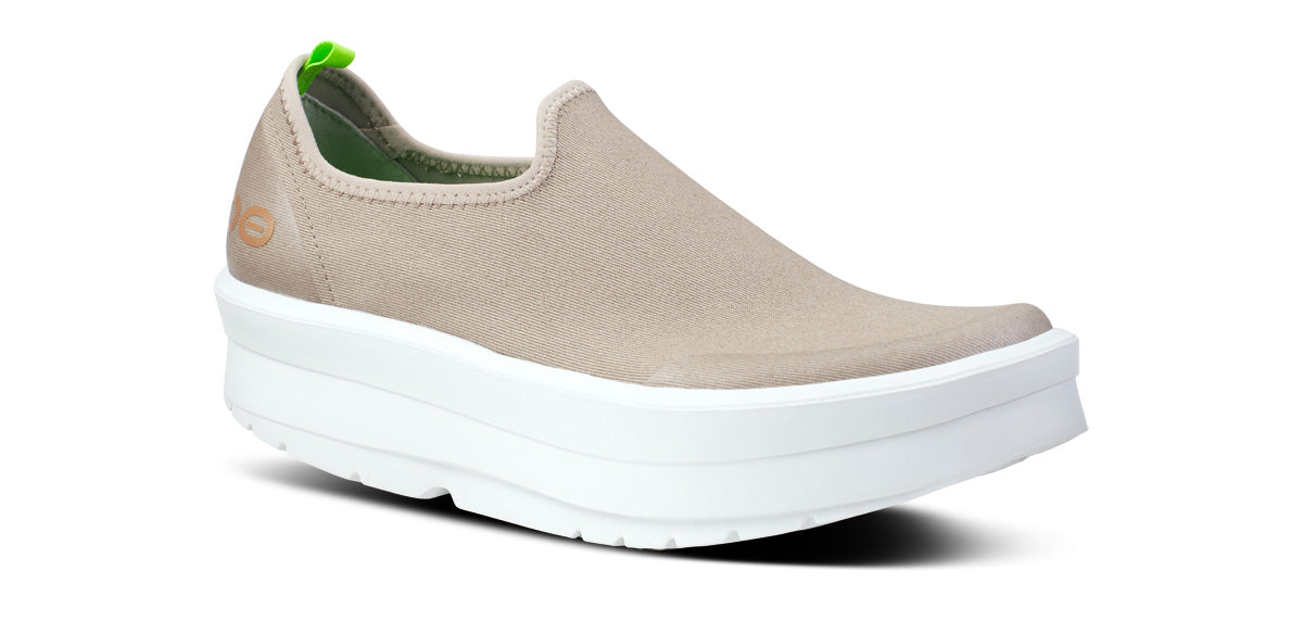 Women's OOmega eeZee Low Shoe - Nomad 5 / White & Nomad