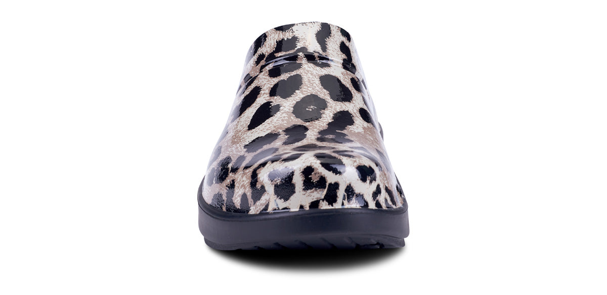Oofos 1203 Women's OOCLOOG LIMITED EDITION CHEETAH Clogs